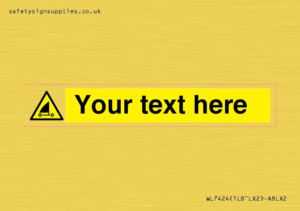 Custom Warning sand yachting